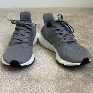 Adidas gray ultraboost sneakers